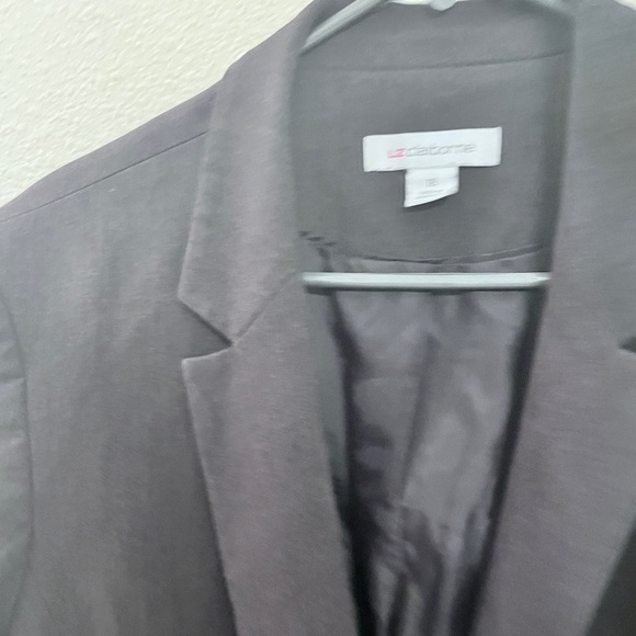 Liz Claiborne Style: Women’s Charcoal Gray Blazer Size 18 - Picture 1 of 10